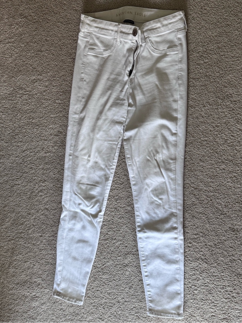 American Eagle Outfitters White Skinny Jeans